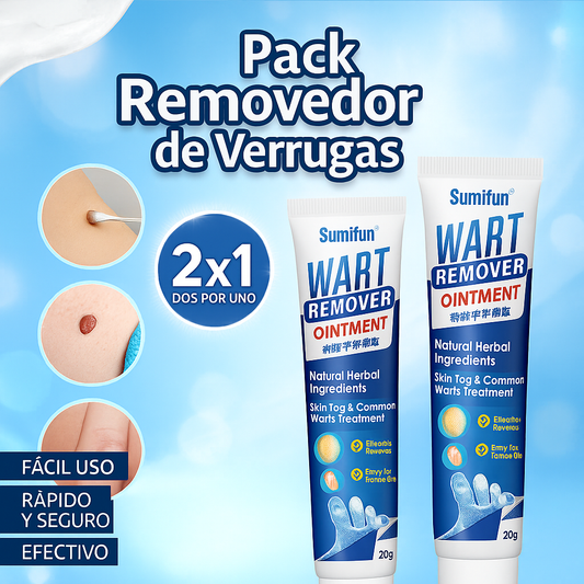 Pack de 2 cremas removedor de verrugas