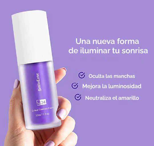 Suero corrector del color de los dientes